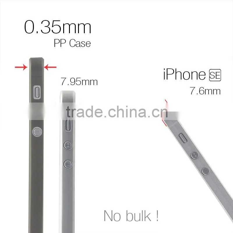 Factory New arrival for iPhone SE case, PP case for iphone 5, for iPhone 5S mobile case