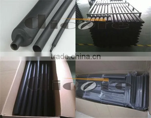 Thin dual wall adhesive heat shrink tube black for 3d printer