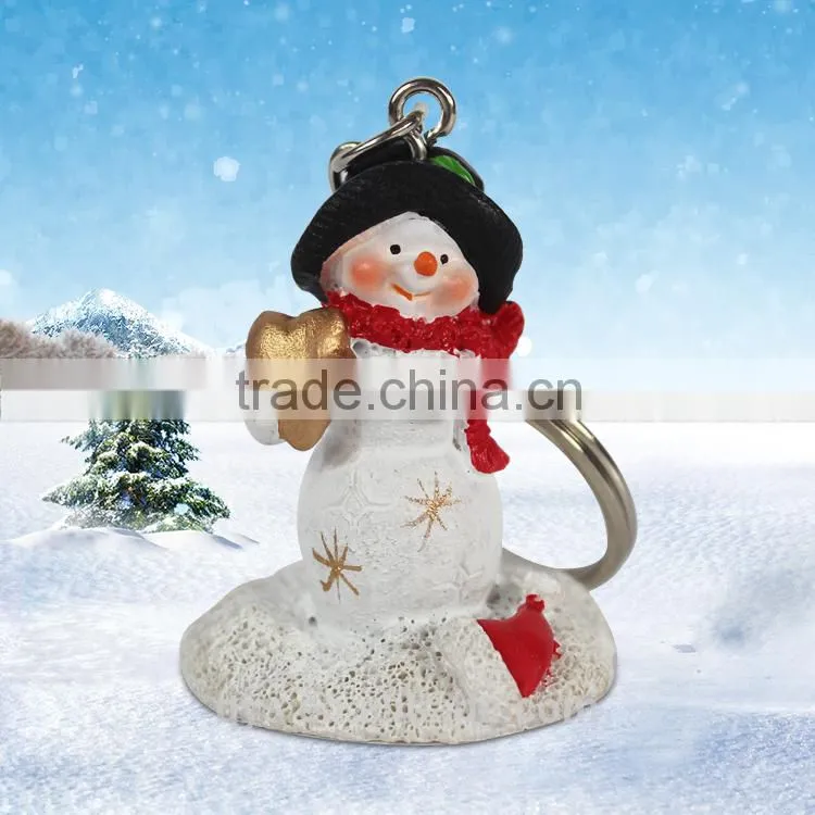 Snow man custom fashion key chain