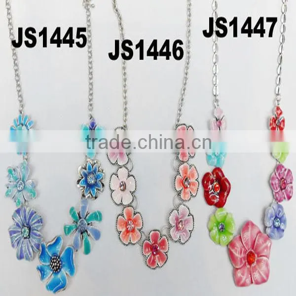 ladies wholesale african alloy flower costume jewelry sets