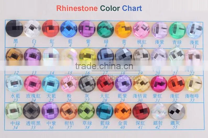 Hot sale new style acrylic rhinestone button flower shape sewing silver plating for flower center DIY crafts