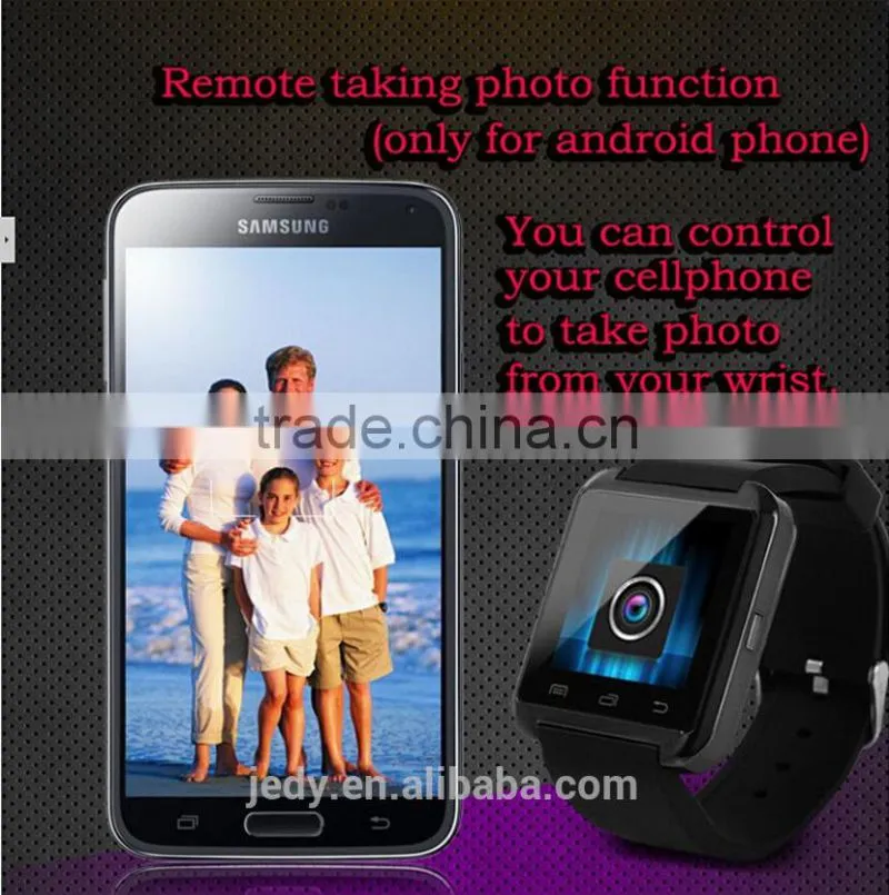 Smart watch with 1.48'' TFT display U8 Bluetooth smart watch 2015 for android and IOS phones