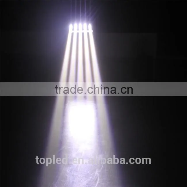 High Power 5*9W CW Excellent Sound Active Cool White LED Linear Beam Bar Light