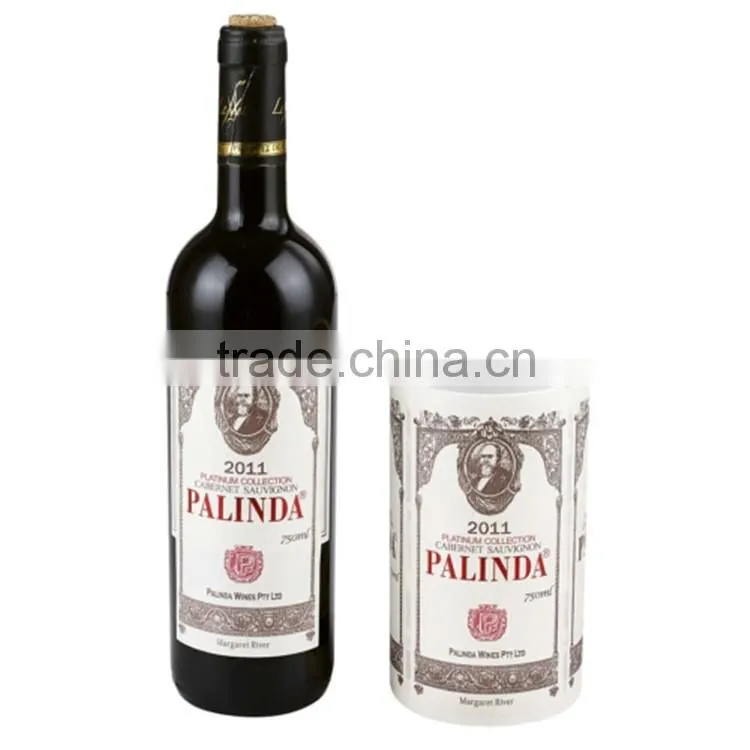 Beautiful fancy custom 4C printing mineral water bottle printing label