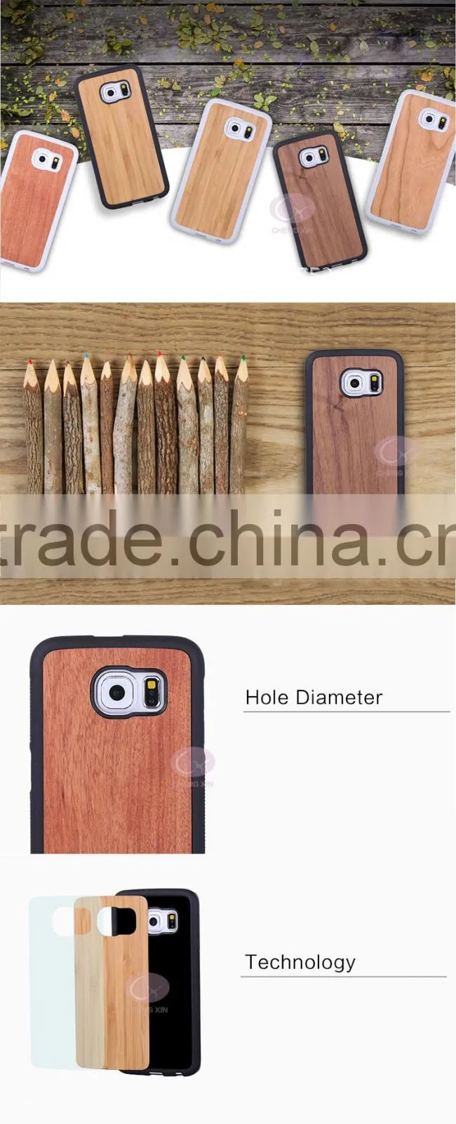 bamboo accessories and wood phone case art craft for i phone 6
