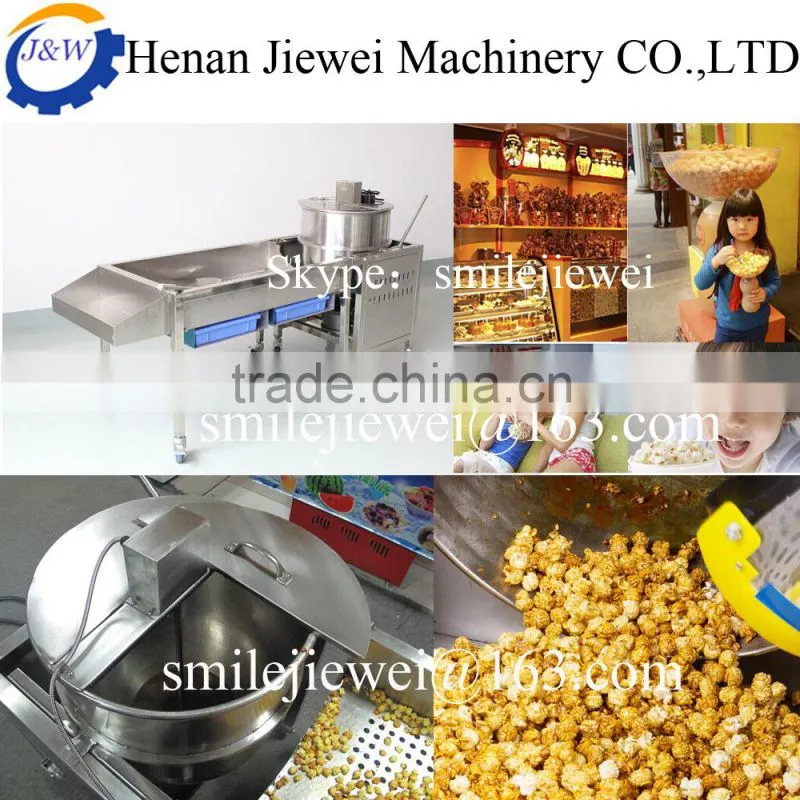 Stainless steel caramel popcorn machine /caramel popcorn produce machine