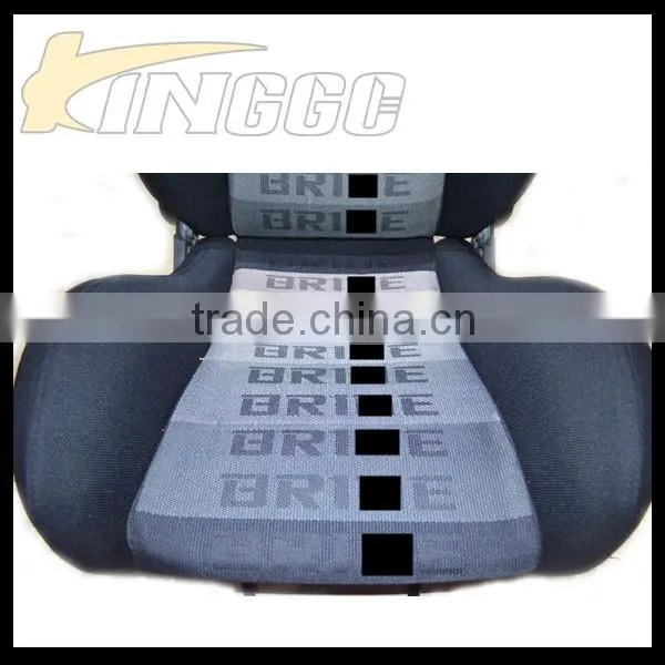 Black Carbon Fiber Universal Safty Seat For Racing Car