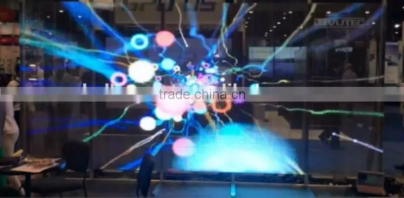 High Brightness Transparent Glass LED Display Board For Shopping Mall