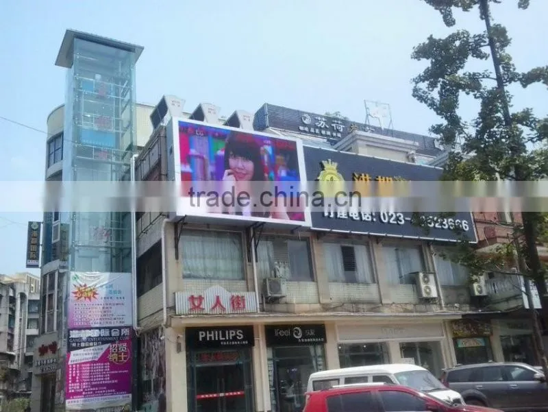 full color P10 outdoor led display screen video hot free video play led screen for sale