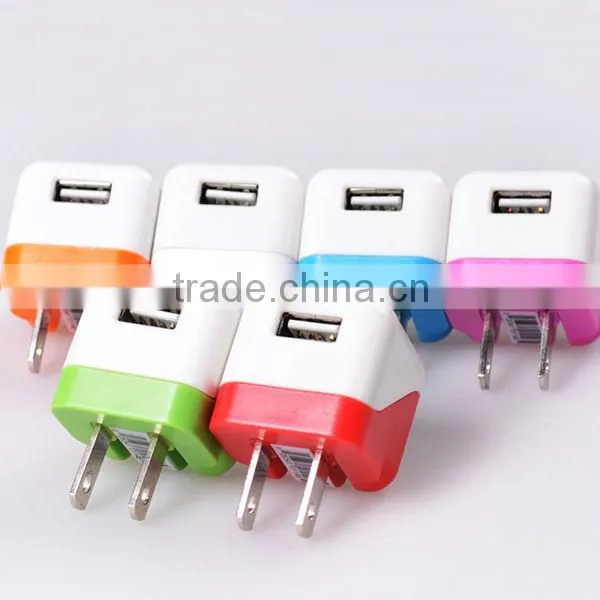 2014 Fashion Color Good Quality Wall Charger For Iphone Wall Charger