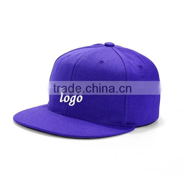 New Design Curve Brim Blank Snapback Cap