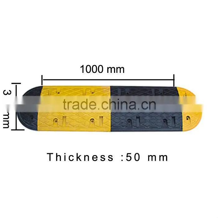Good quality rubber traffic road speed hump