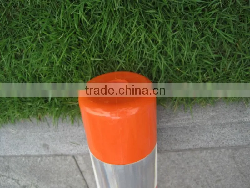 Orange Warning reflective pole handrail stanchions safety barrier