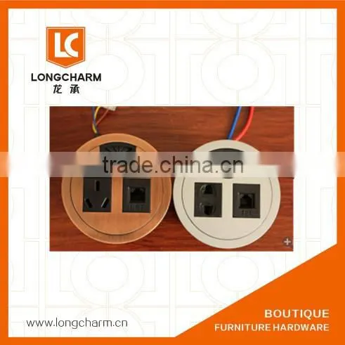 multifunctional metal cable gromment round office cable organiser made in China