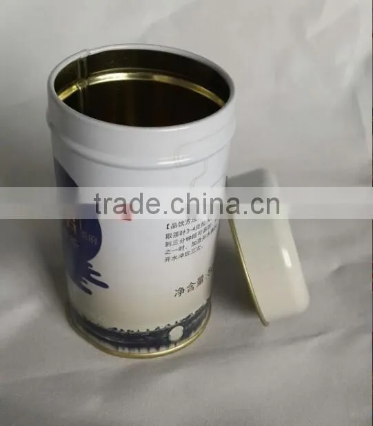 Small Round Tea Tin Box Packaging