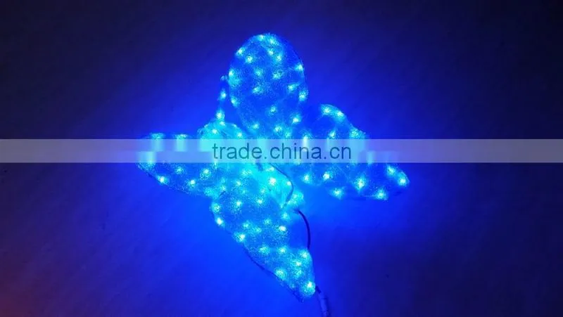 Home Decor Led Light Holiday Decorative Motif 3D Led Butterfly Lights