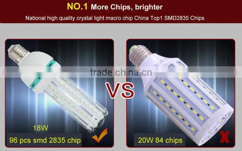 SMD5730/Hot sale LED Corn Light 360 degree 5W led cross plug light/SAA/TUV/CE/Rohs