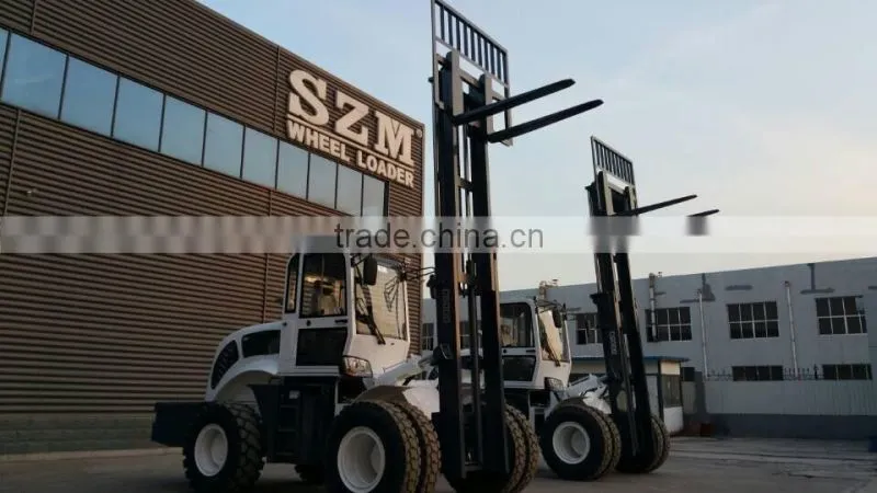 High quality Terrian Forklift C6000 for Rough Environment