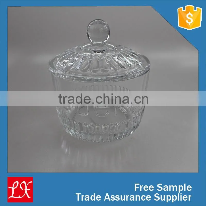 hot sale cheap glass powder jar