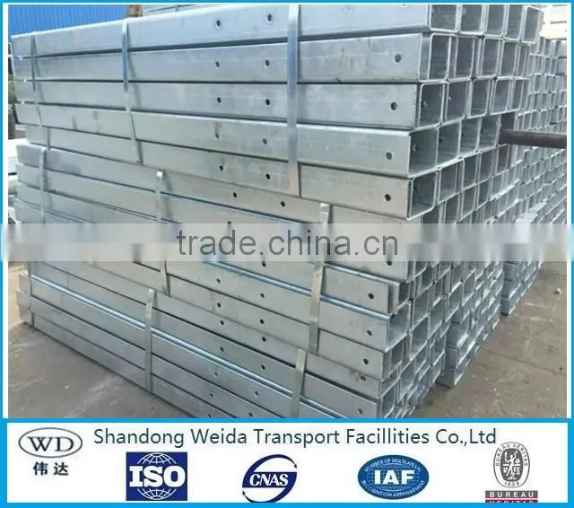 STEEL BEAM POST Guardrail used