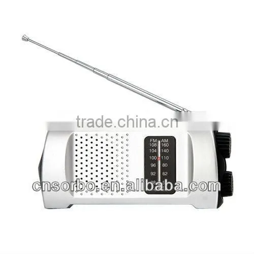 Home portable am fm radio, am fm portable radio dynamo hand cranking