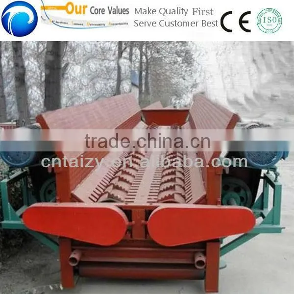 Double roller wood debarking machine/Rotary drum wood debarker/Ring tree wood peeling machine 86-15037190623