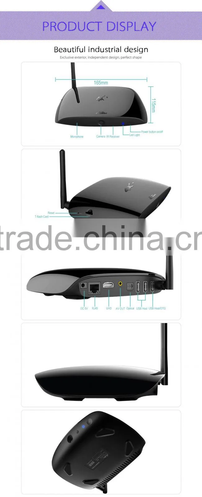 Cloudnetgo live tv apk marshmallow tv box support 4k wit RK3228 chip modi android tv box