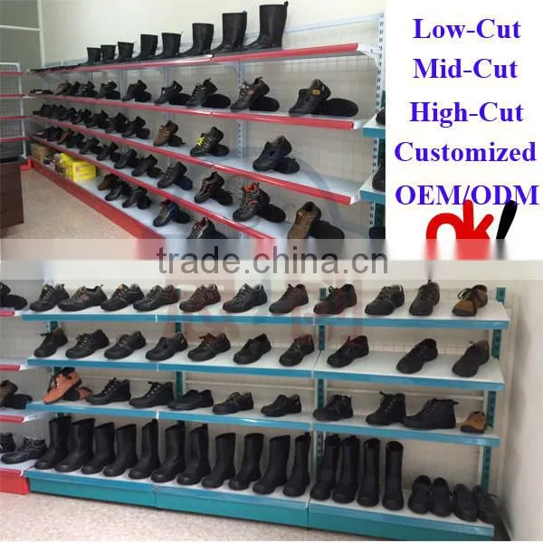 Safety footwear for working outdoors construction steel toe shoes