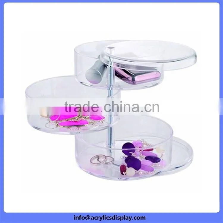 Top grade Discount large acrylic makeup display stand