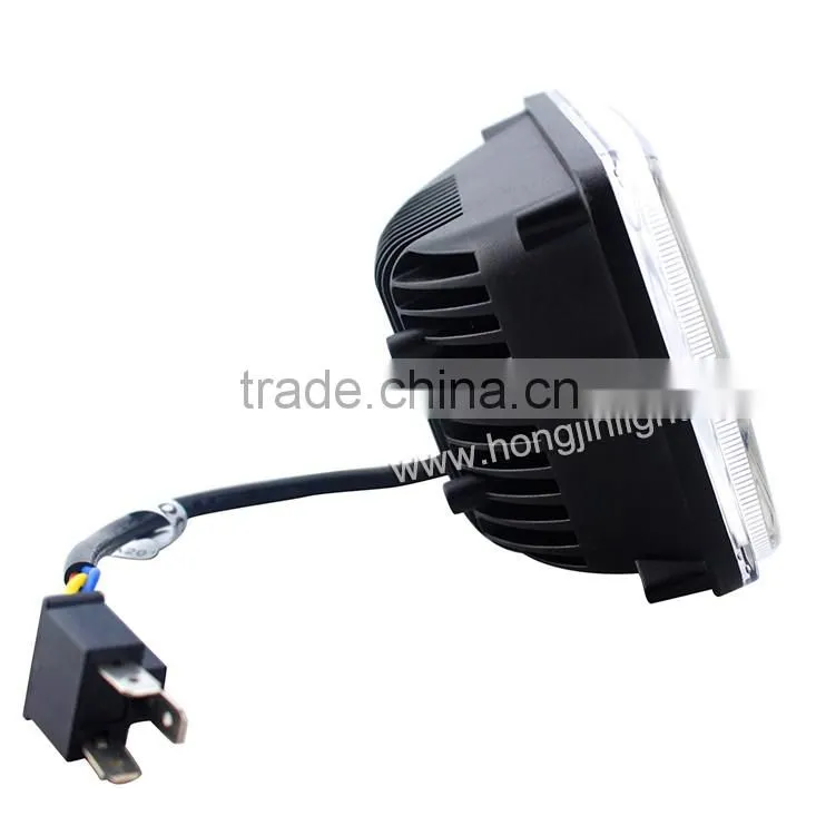 Super Bright IP67 led work light 45W jeep headlight 7inch 12v square car work light