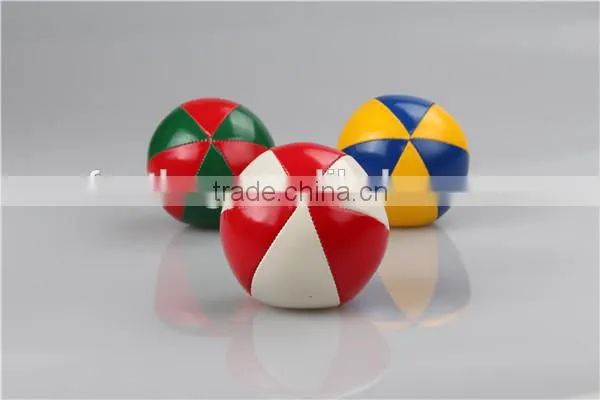 cheap mini PVC/PU customize high quality hacky sack juggling ball promotion gift for kids play sand filled balls