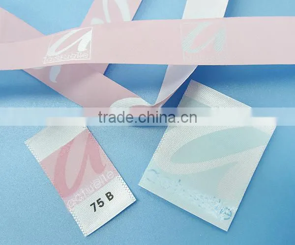 High Quality Polyester Satin Garment Care Label