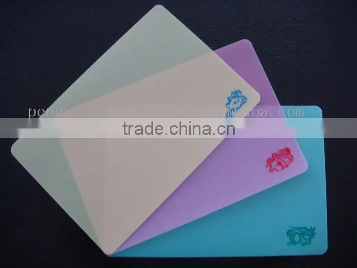 plastic antipskiding chopping board/new design cutting board