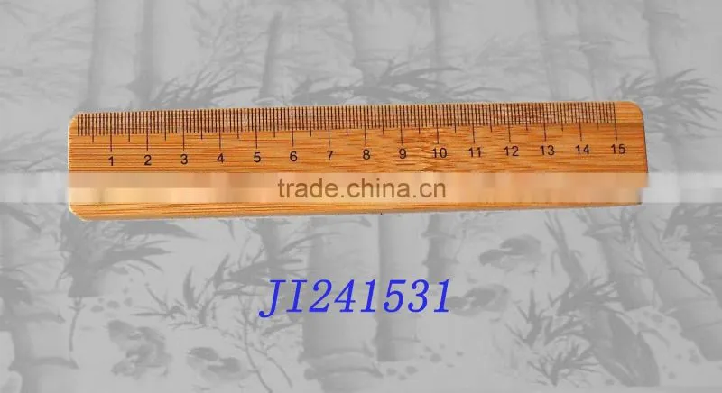 Bamboo triangle ruler