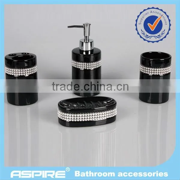 New ceramic unique design bathroom set wholesaler
