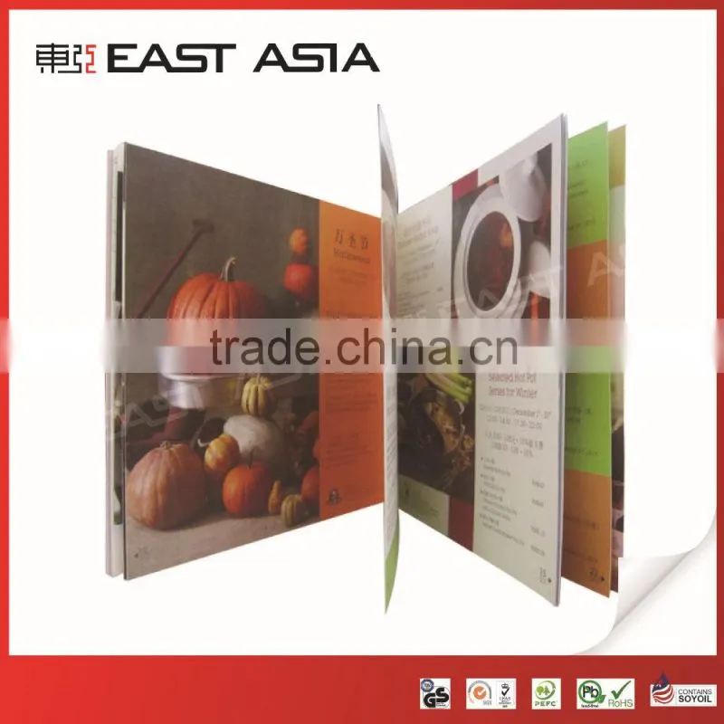 Saddle Stitch Binding Soft Cover Book Printing