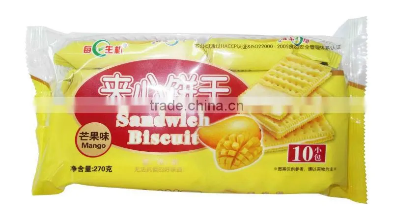 Peanut Cream and Biscuit Sandwich Cracker