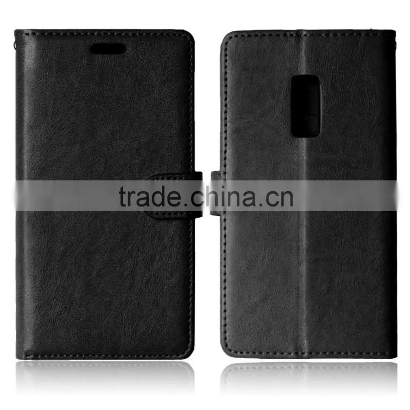 Mobile Phone PU Leather Flip Card-slot Case for OnePlus 2