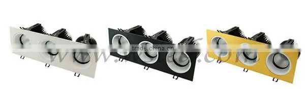 36w cob square led reccessed downlight China manufacutrer, led ceiling downlight