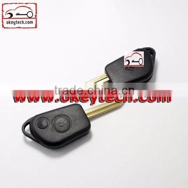 High Quatity Citroen remote key shell for C5 Elysee 2 button With logo X blank Car Key Citroen romote key shell