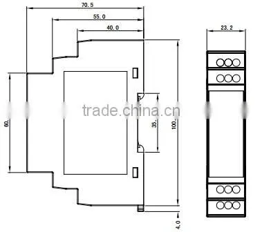 Single Phase Smart Din Rail Digital Electricity Meter With RS485 and Tranmition Output