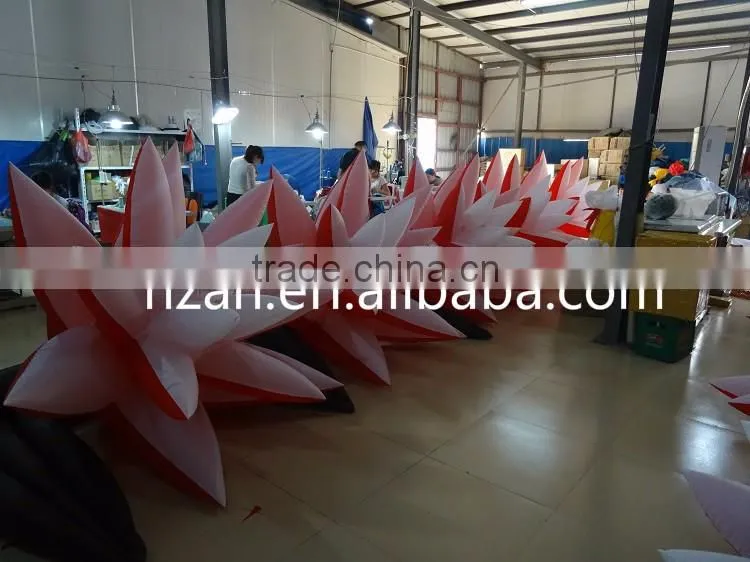 Big Inflatable Red Flower for Wedding Decoration