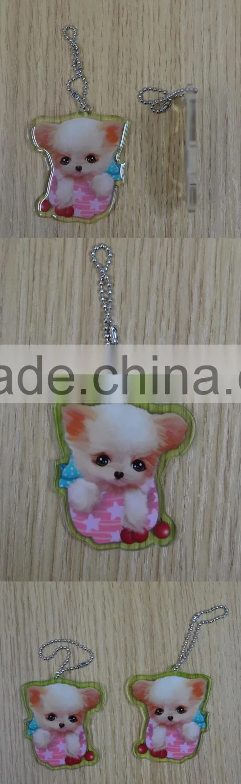 Acrylic Liquid Keychain, Custom Anime Acrylic Keychain