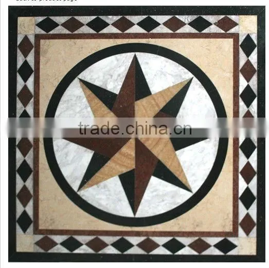 Marble Mosaic Medallion Floor Carpet, Designed Mosaic Pattern