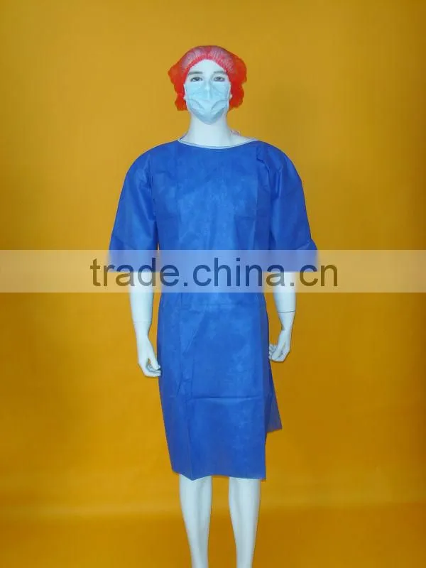Hospital fabric to patient maternity hospital gown
