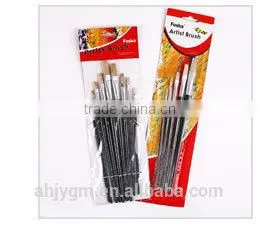White Box/Opp bag Packing Wooden Handle Wool Hair Artist Brush/oil painting brush