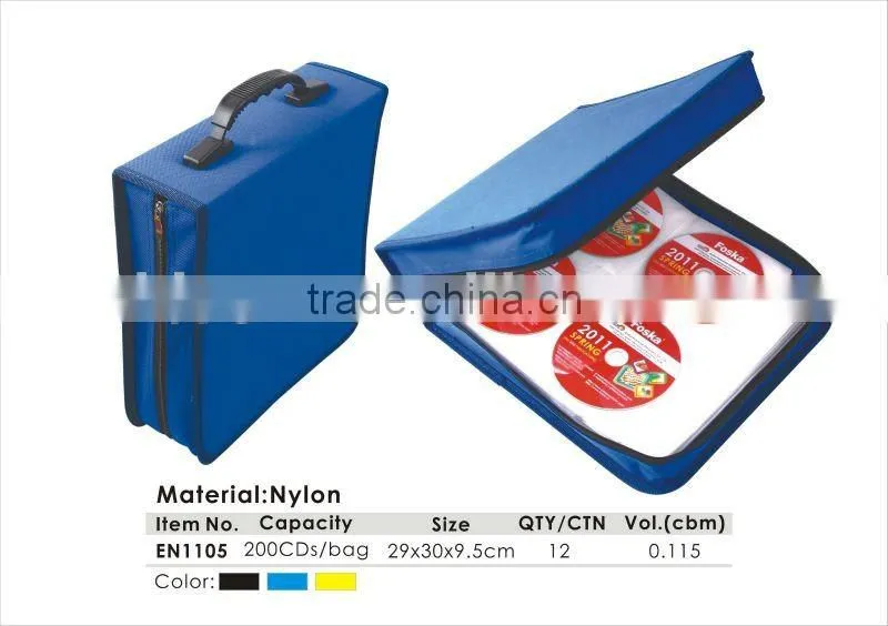 Good Quality Different Colors PVC 80 CD Bag
