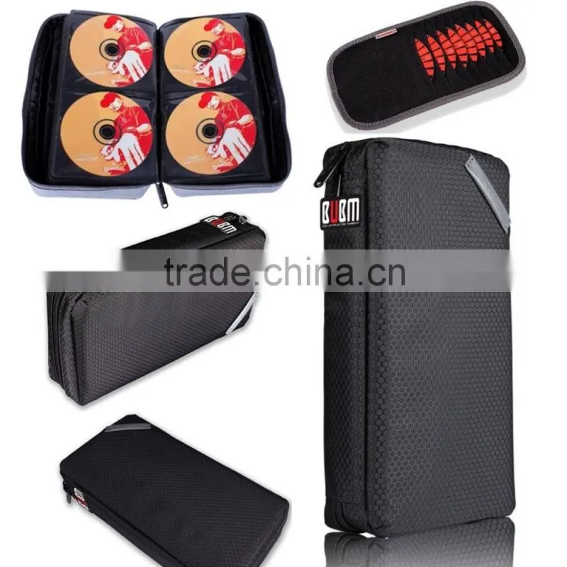 Bubm Fashionable Portable Blu-ray CD Bag DVD Case CD Holder 64 pcs CD Storage & Visor CD Case