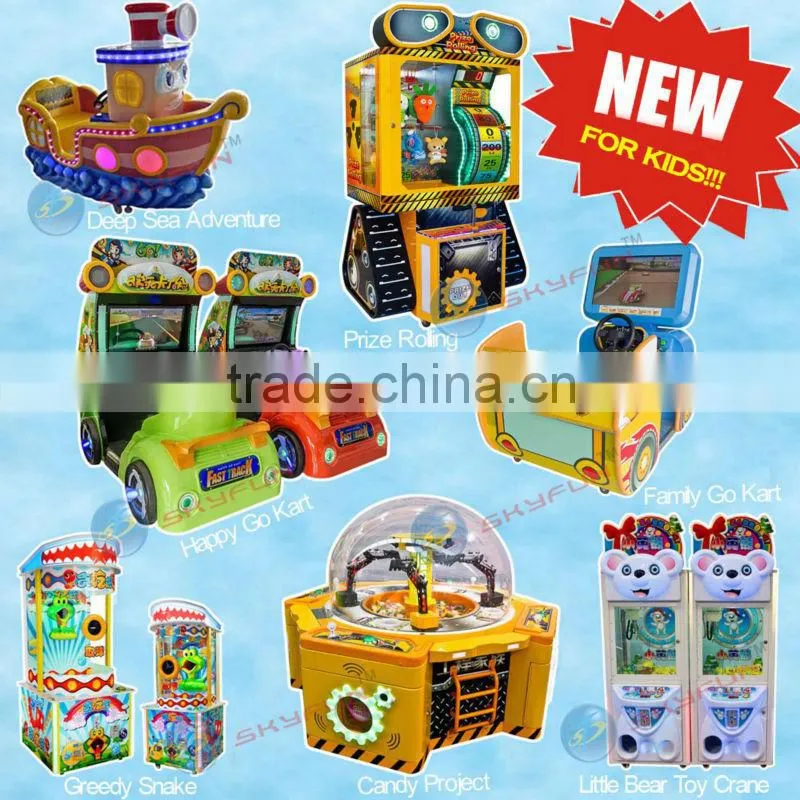 SKYFUN indoor amusement video game free play racing car customized simulator family GAMES go karts for sale