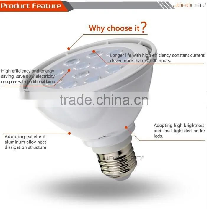 Lighting e27 led PAR20 8w 25degree e27 led bulbs